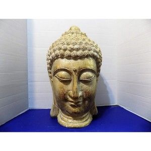 NEW Large Buddha Head Figurine Statue Sculptures Hindu Zen Buddhism